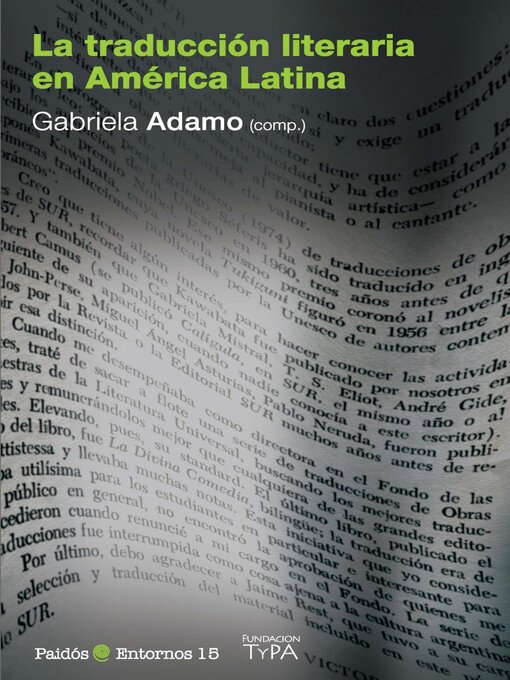 Title details for La traducción literaria en América Latina by Gabriela Adamo - Available
